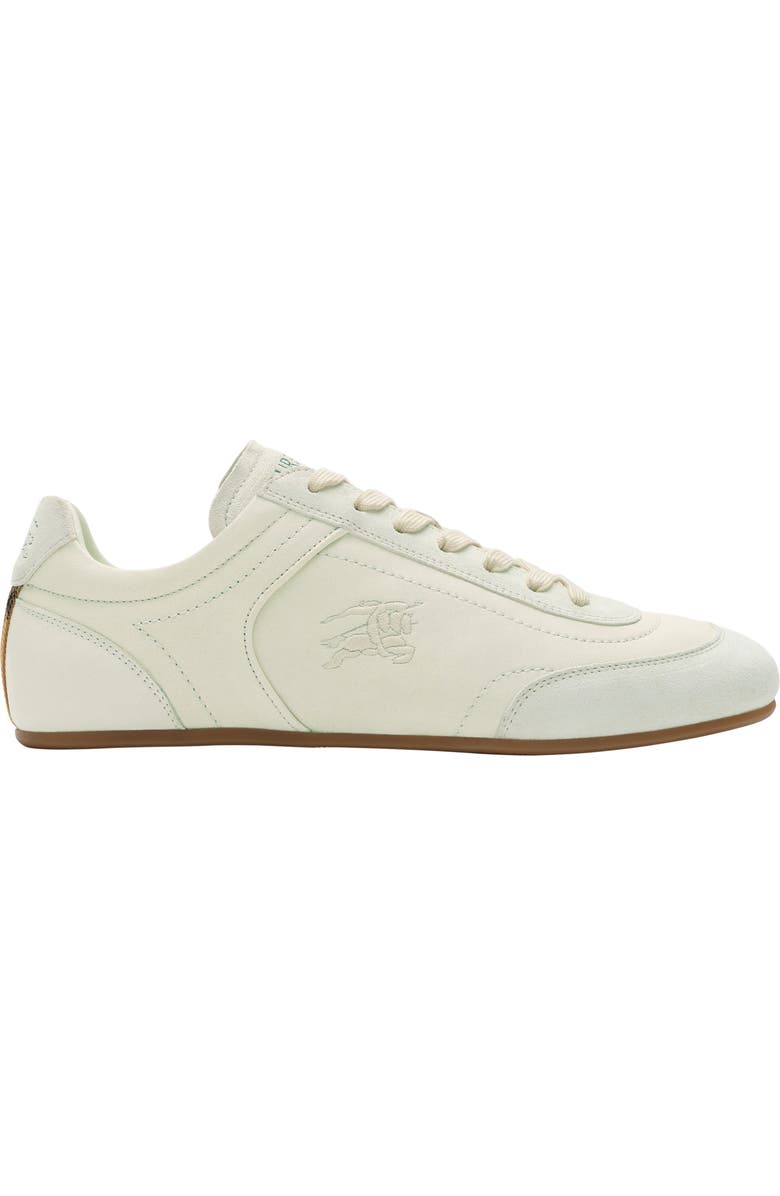Burberry Leather Knight Runner Sneakers, Main, color, Dove Beige