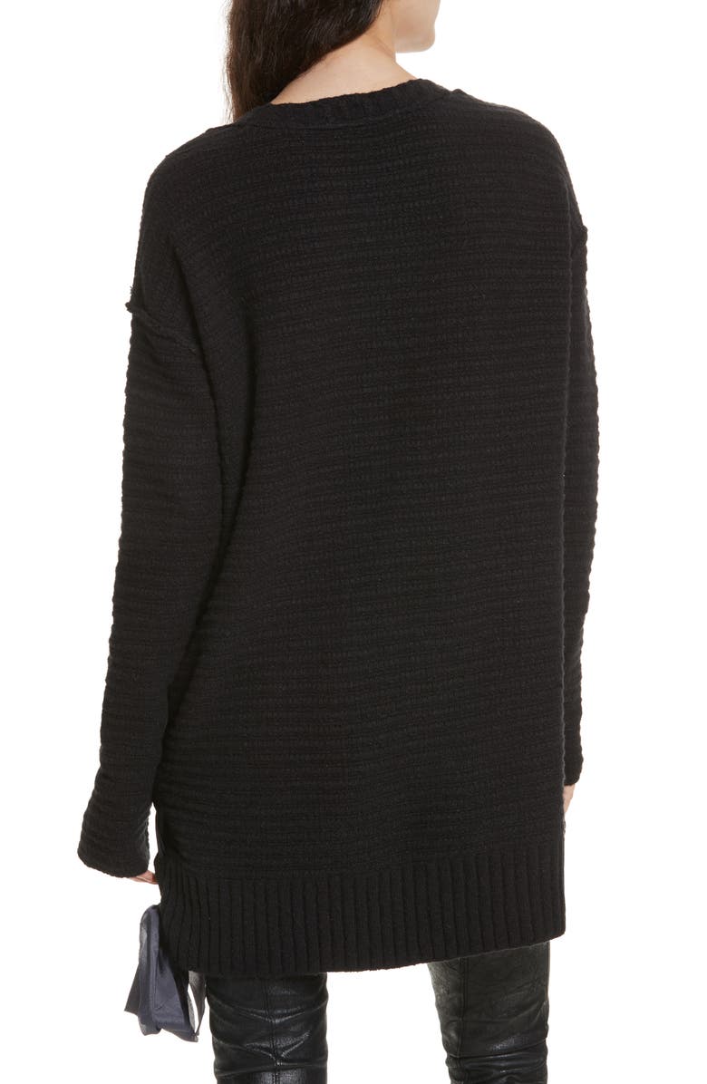 Free People Heart It Laces Sweater, Alternate, color,