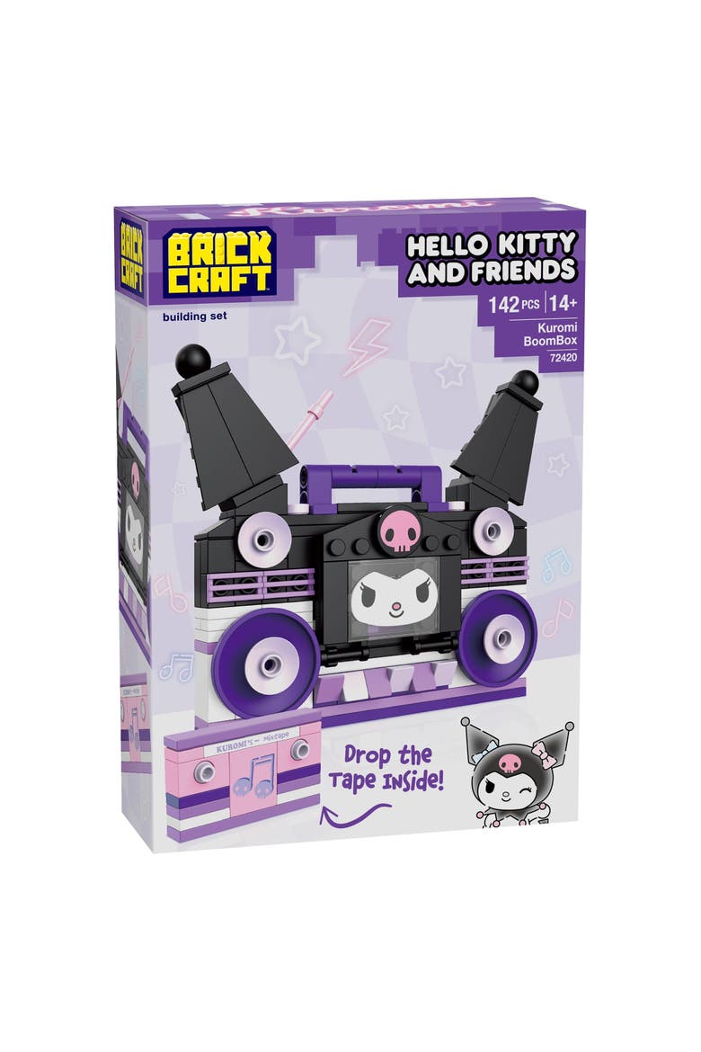 Hello Kitty Kuromi BoomBox Building Set, Alternate, color, Purple
