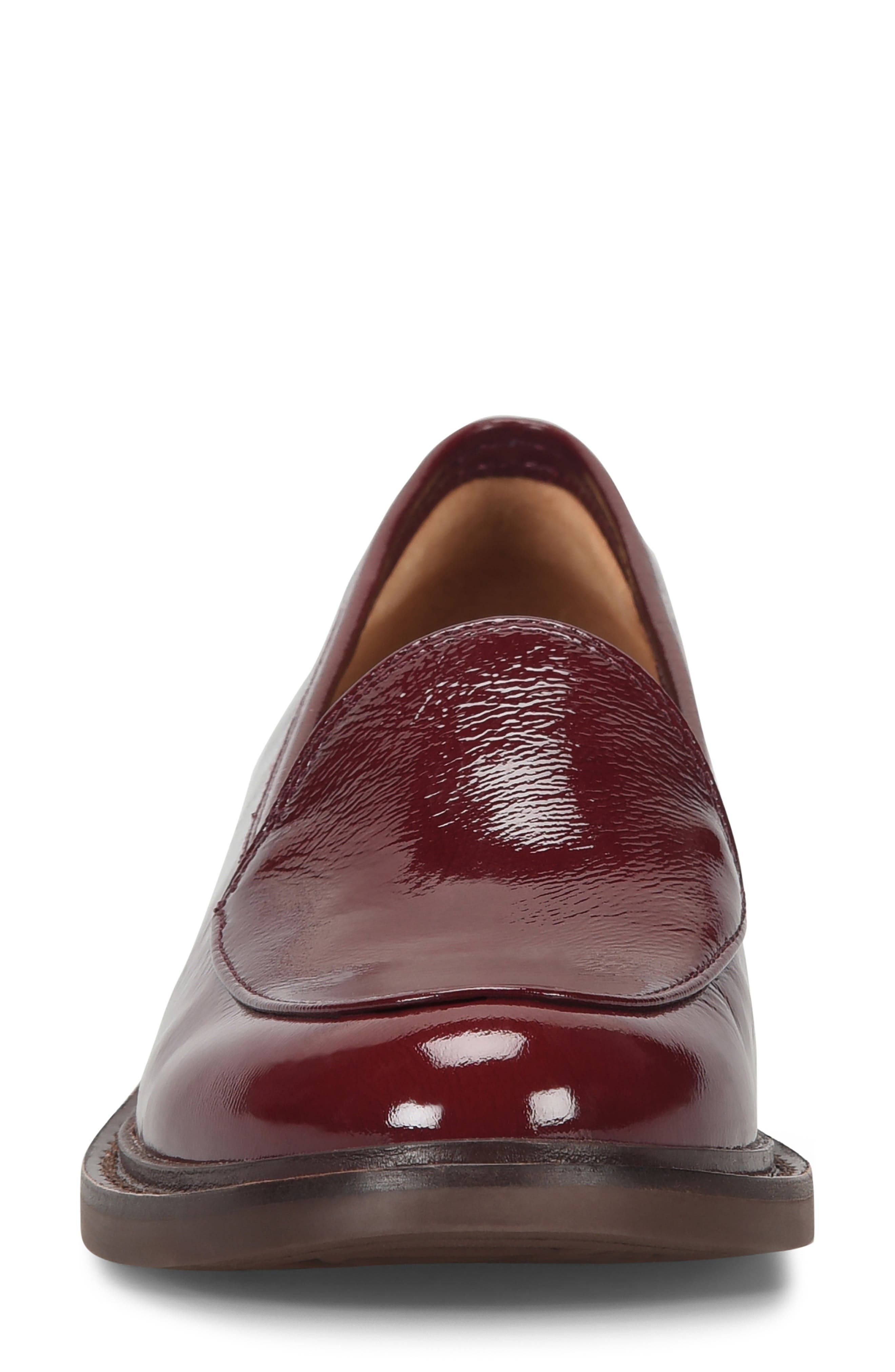 Napoli II Water Resistant Loafer, Alternate, color, DAMASCO RED PATENT