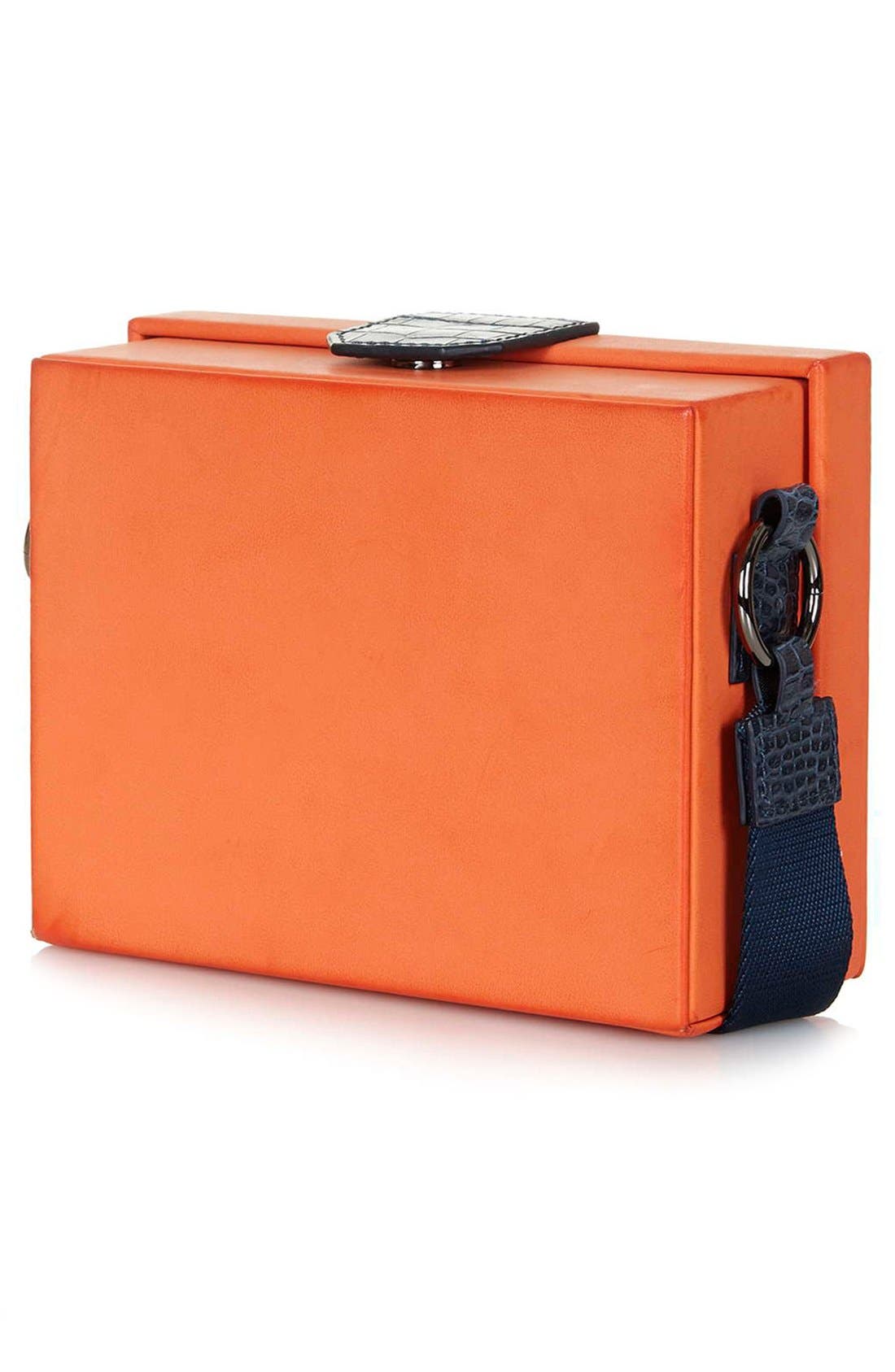 Small Suitcase Bag, Alternate, color, ORANGE