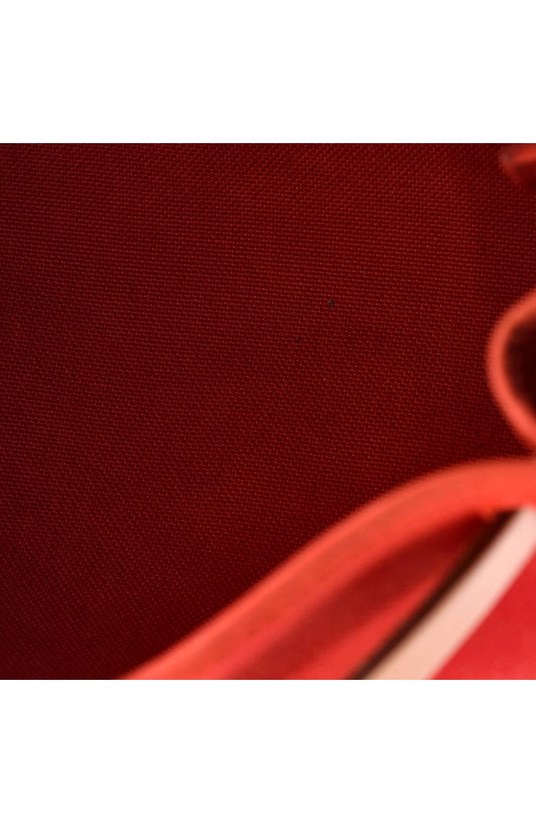 Pre-Owned Hermes Herbag Zip Leather and Toile 31, Alternate, color, Rouge Tomate