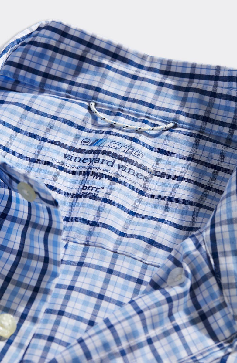 vineyard vines Classic Fit Check Button-Down Performance Shirt, Alternate, color, 