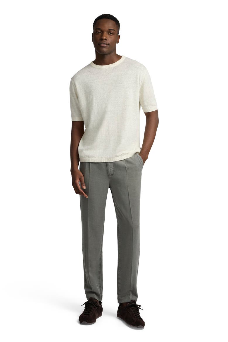Pleated Lyocell Trousers, Main, color, Agave