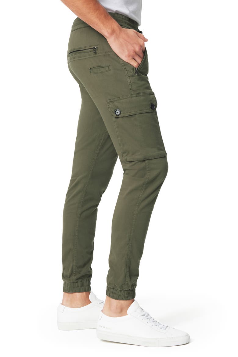 Drop Yoke Cargo Joggers, Alternate, color, BURNT OLIVE