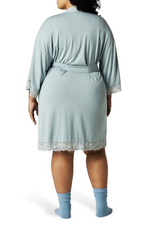 Posh Peanut Lace Robe In Green