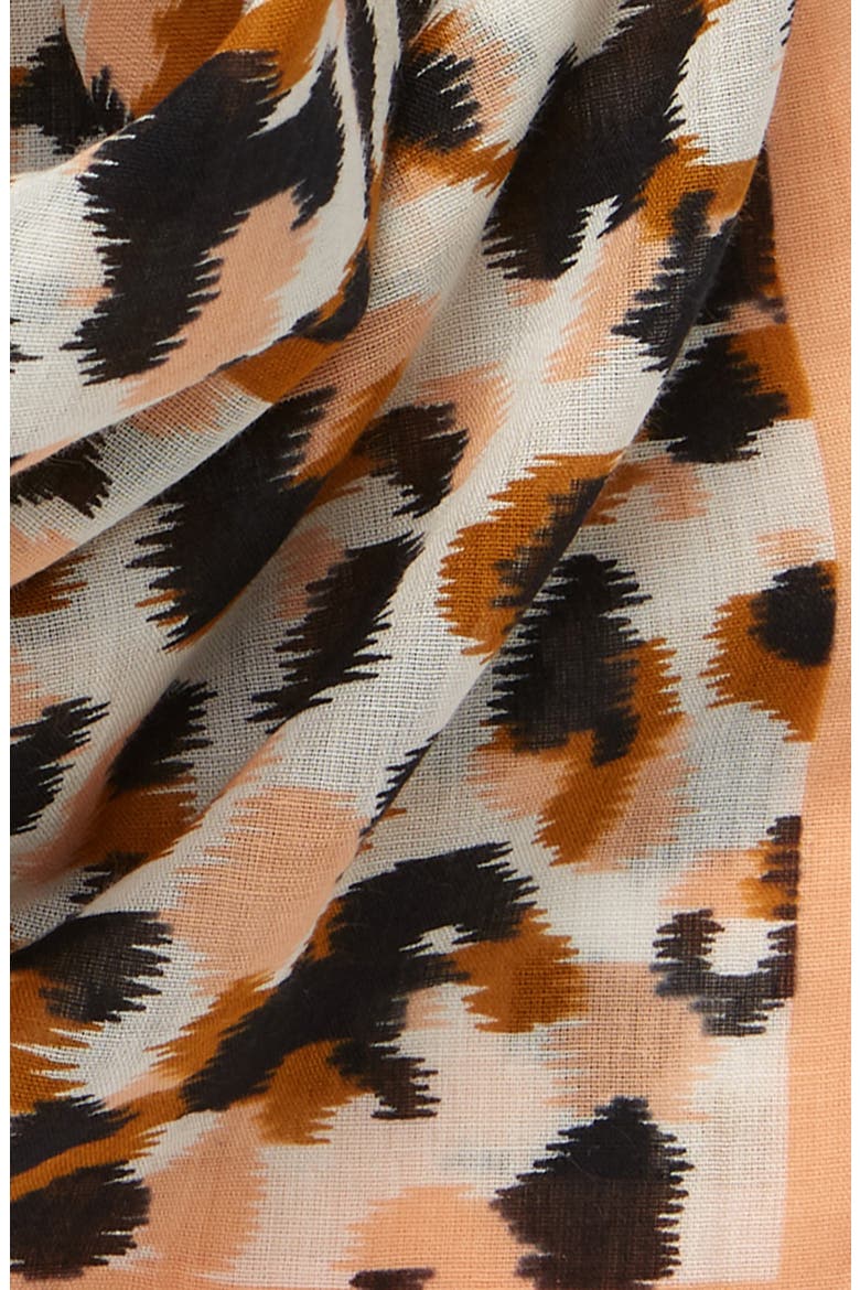 Organic Cotton Bandana, Alternate, color, PRINTED ANIMAL DARK ORCHE