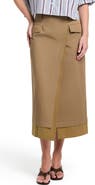 TWP A Trip to the Met Cotton Wrap Midi Skirt