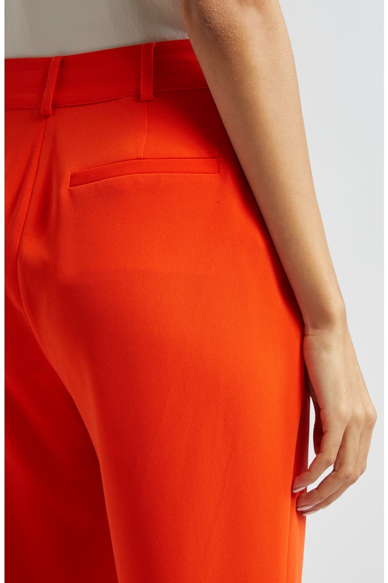 Kerry Crop Flare Pants, Alternate, color, DEEP TANGELO