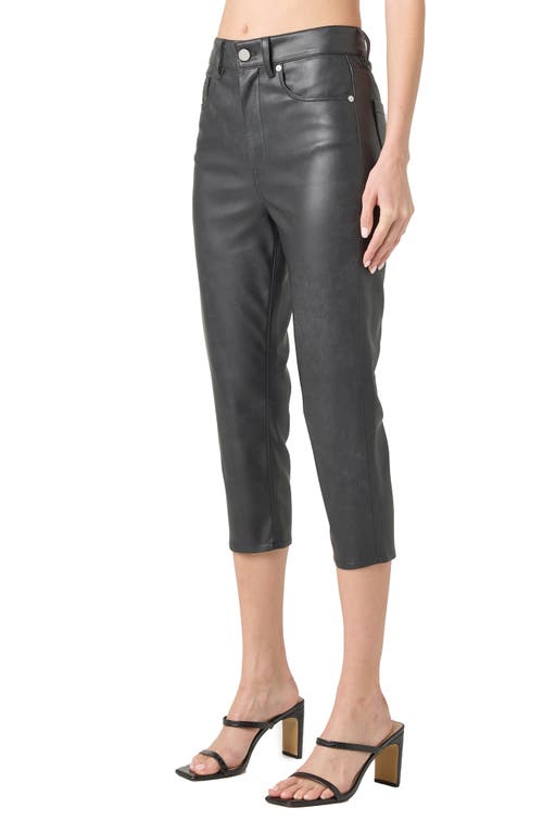 BLANKNYC BLANKNYC FAUX LEATHER CAPRI PANTS