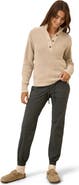 Pact Luxe Knit Henley Sweater
