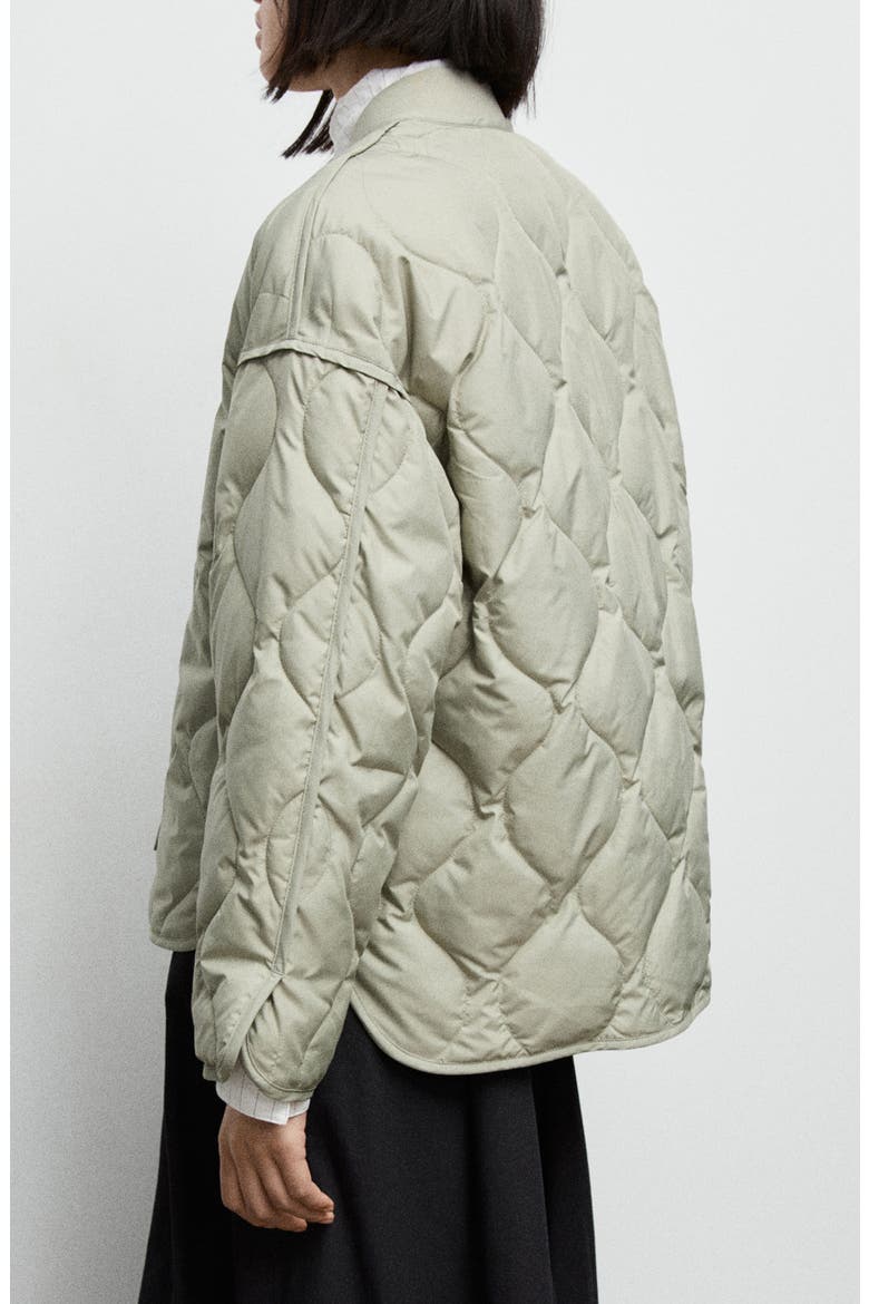 Quilted Anorak, Alternate, color, PASTEL GREEN