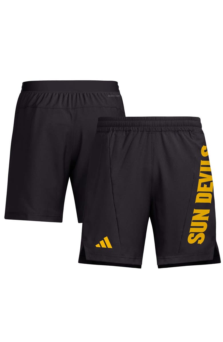 adidas Men's adidas Maroon Arizona State Sun Devils Designed for Training AEROREADY Shorts, Main, color, Black
