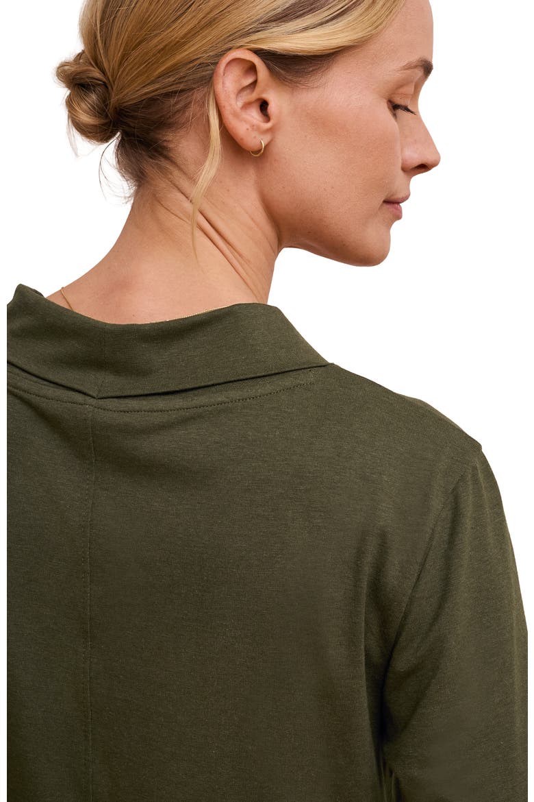 Relaxed V-Neck T-Shirt, Alternate, color, Dark Olive