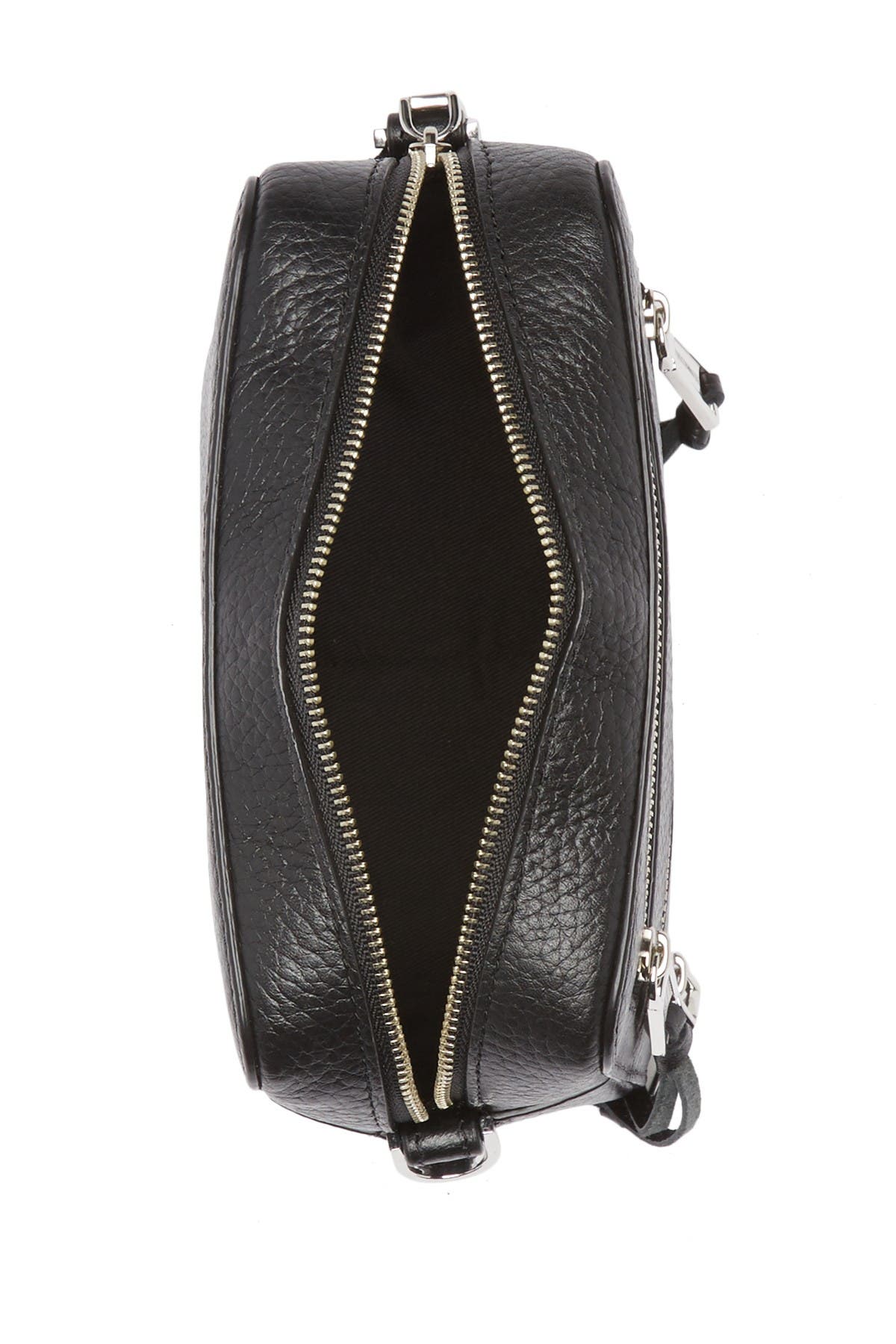 Rebecca Minkoff Moto Leather Camera Crossbody Bag, Alternate, color, 