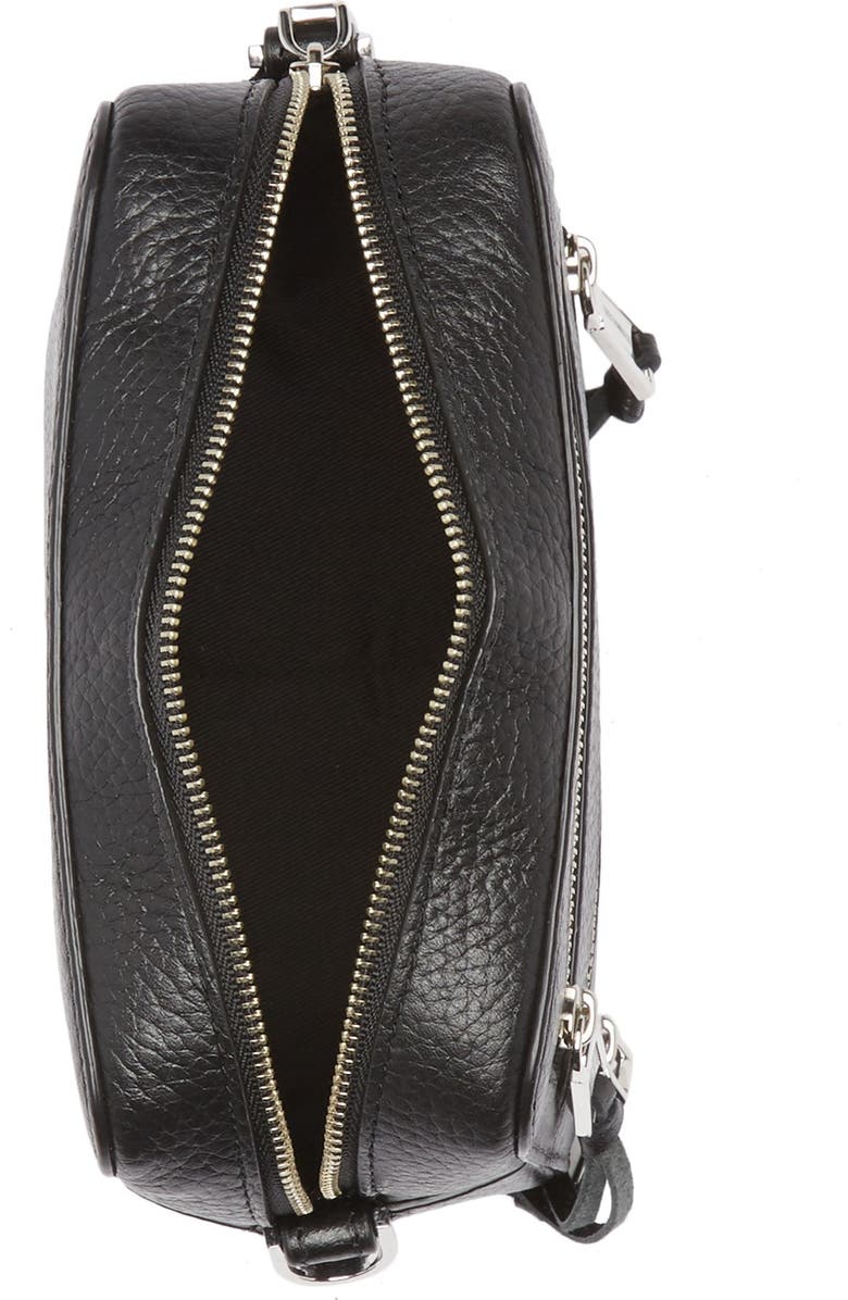 Rebecca Minkoff Moto Leather Camera Crossbody Bag, Alternate, color,