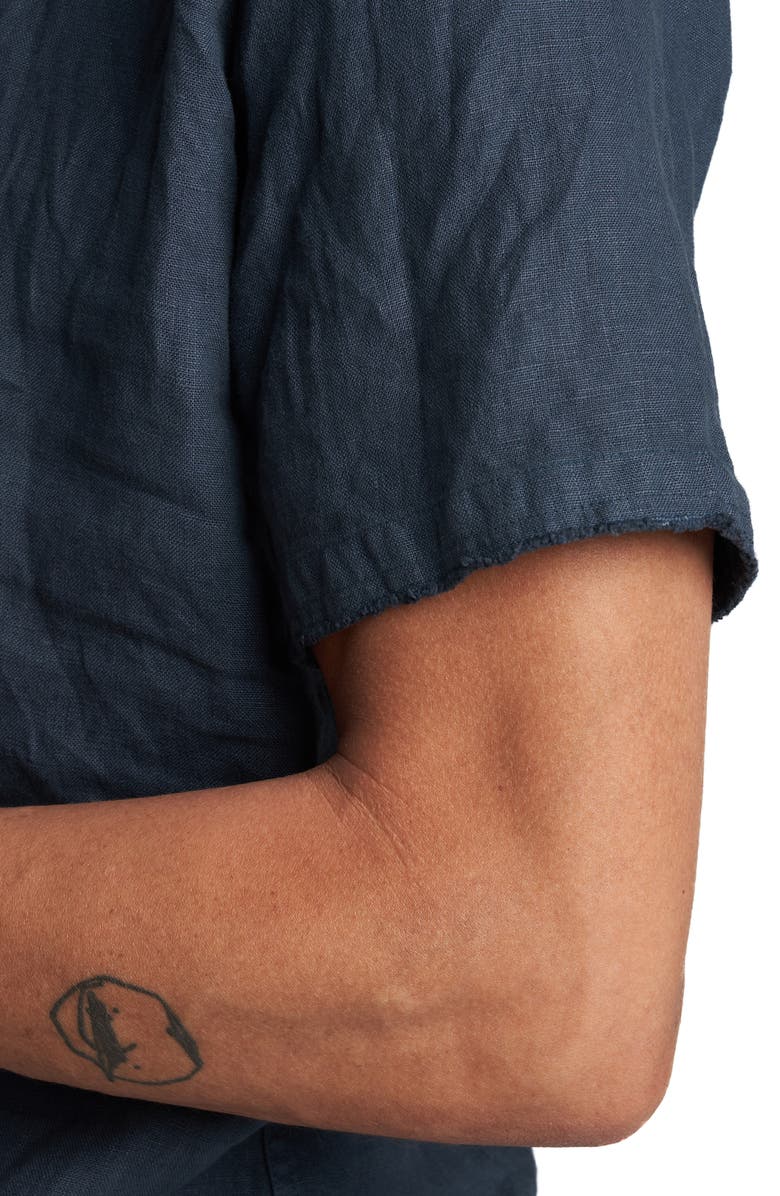 Rowan Lyons Linen Button-Up Shirt, Alternate, color, 