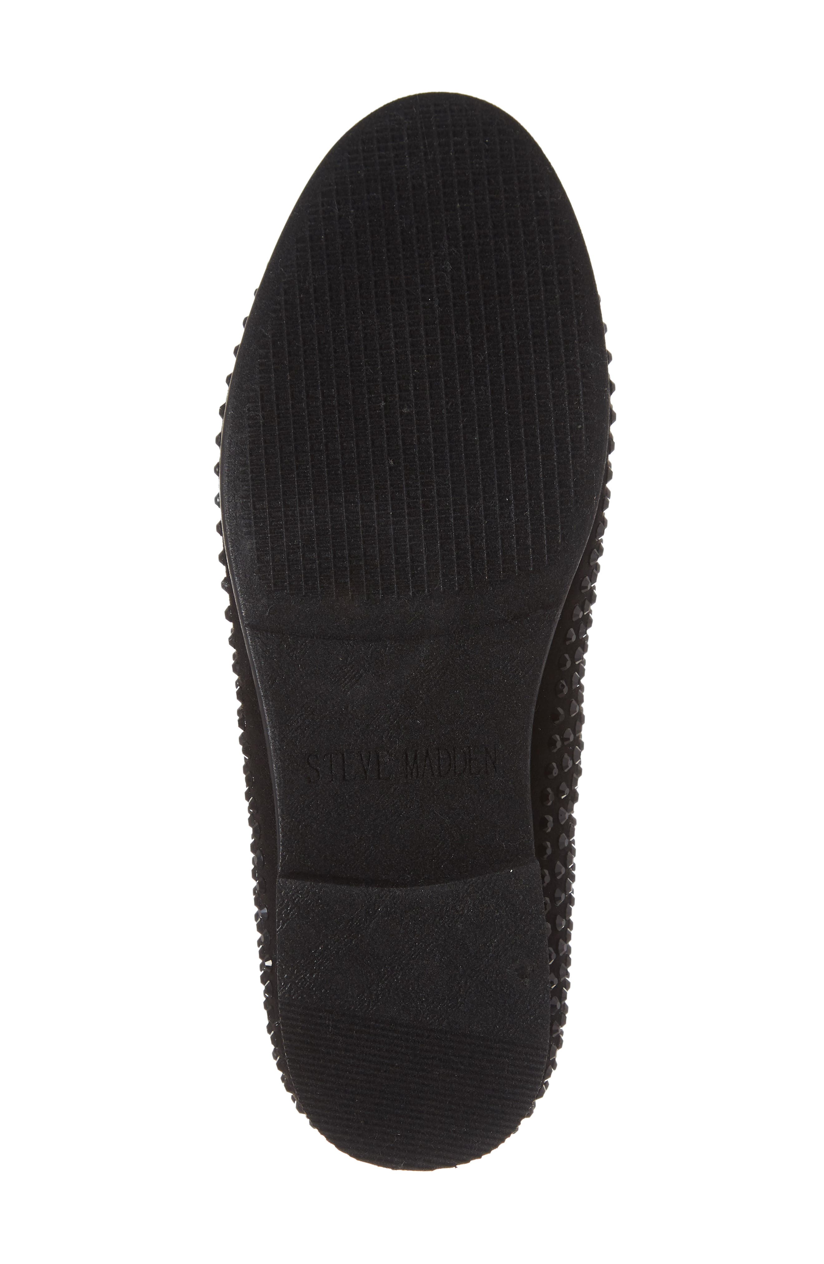Steve Madden Studded Venetian Loafer, Alternate, color, Black