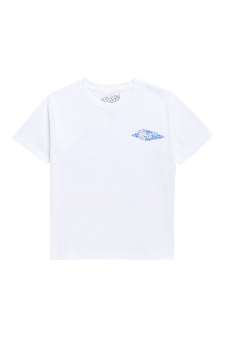 Kids' Fosters Freeze Cotton Graphic T-Shirt, Main, color, WHITE