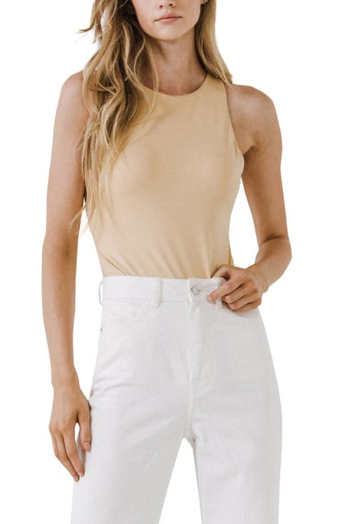 Solid Crewneck Bodysuit