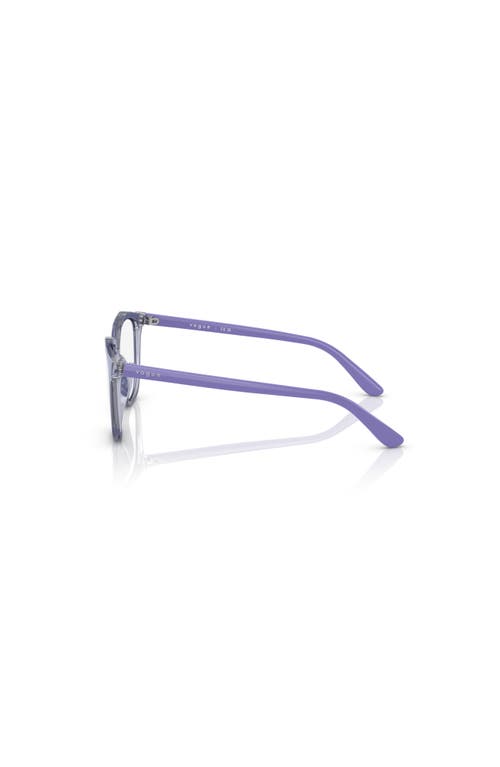 Vogue Eyewear 45mm Irregular Optical Glasses In Blue