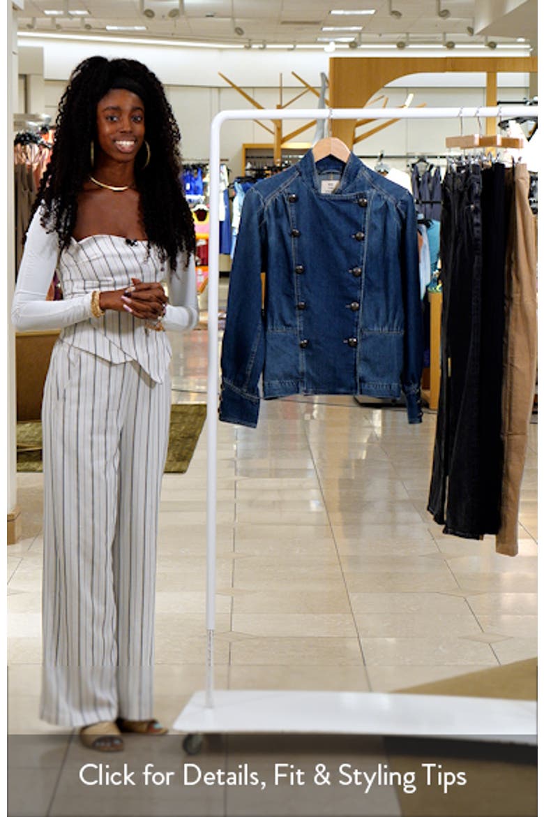 Imogene Double Breasted Denim Jacket video