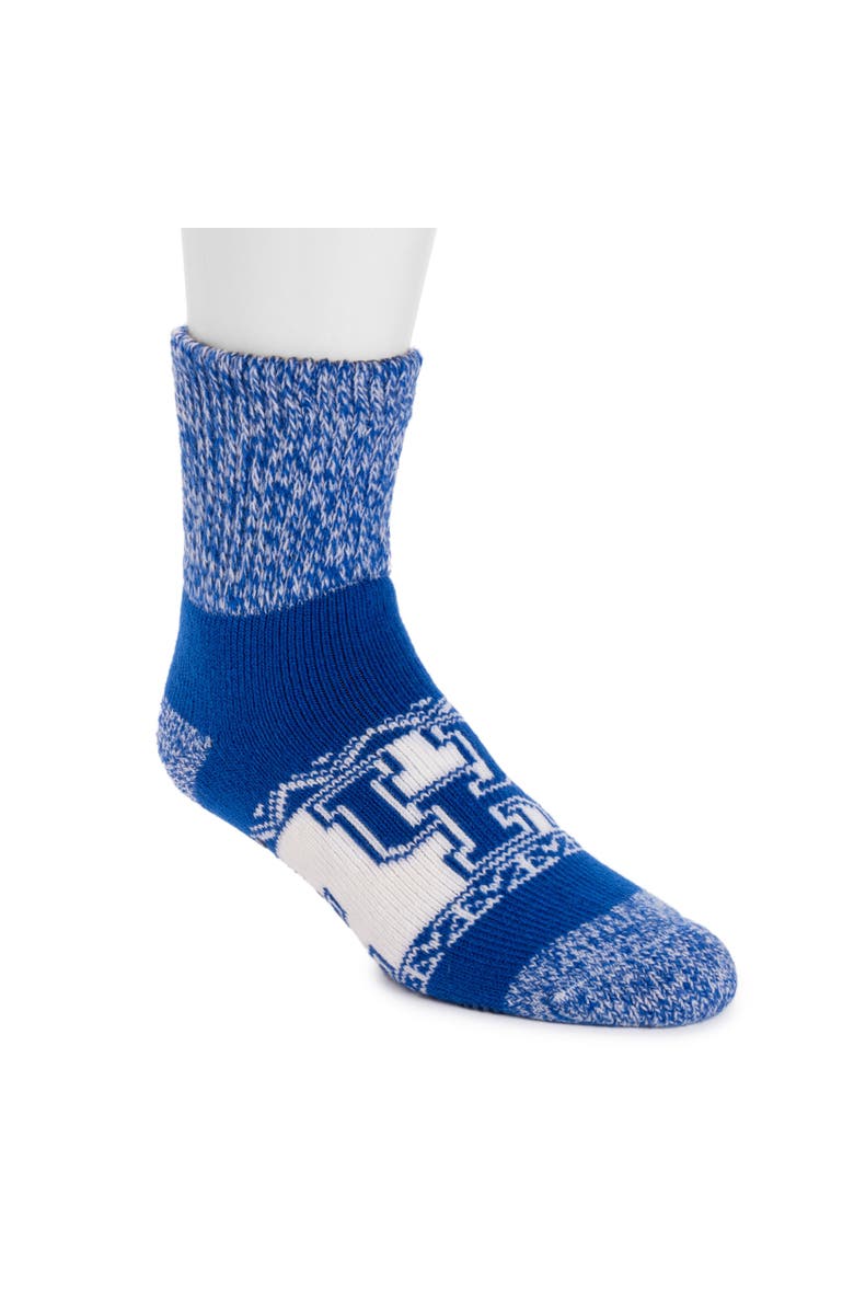MUK LUKS Gameday Unixex Short Heat Retainer Socks, Alternate, color, Kentucky
