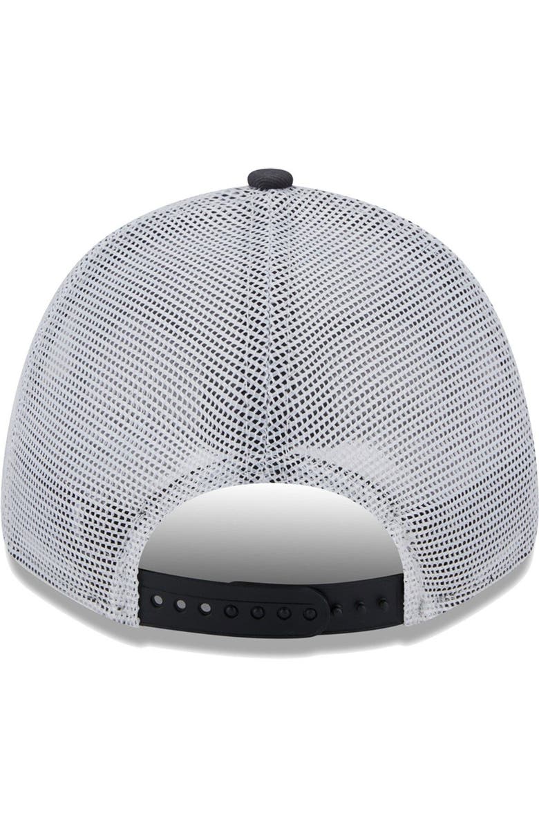 New Era Men's New Era Black/Charcoal LAFC Patch 9FORTY Trucker Snapback Hat, Alternate, color,