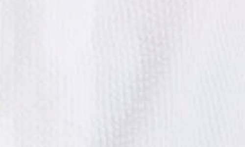 Vince Short Sleeves Textured Fabric Shirt With Chest Pockets In Blanco