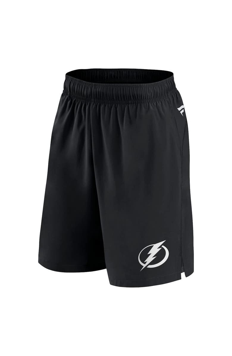 FANATICS Men's Fanatics  Black Tampa Bay Lightning Tech Training Shorts, Alternate, color, 