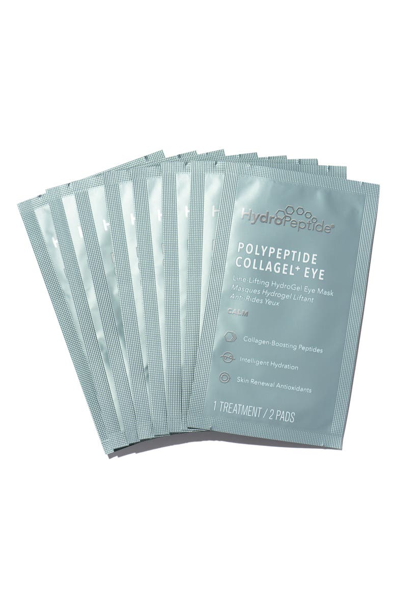 HydroPeptide Polypeptide Collagel+ Line Lifting Hydrogel Eye Mask, Alternate, color, 