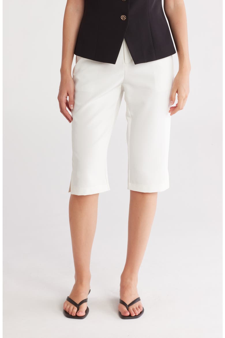 Effortless Crop Straight Leg Pants, Main, color, OFF WHITE