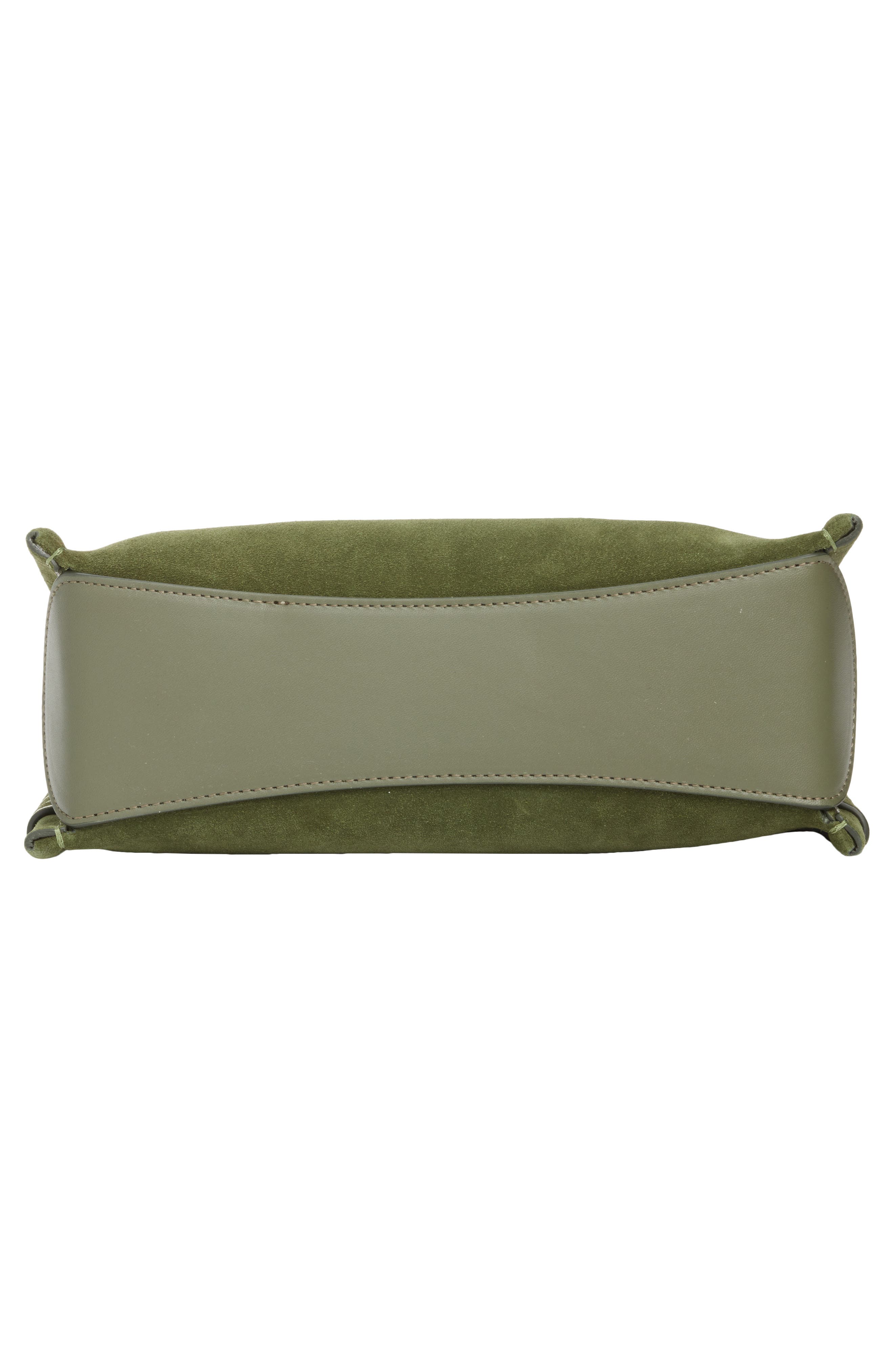 Small Loafer Suede Crossbody Bag, Alternate, color, KHAKI 575