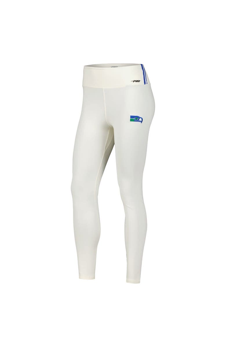 PRO STANDARD Women's Pro Standard Cream Seattle Seahawks  Retro Classic Jersey Leggings, Alternate, color, 