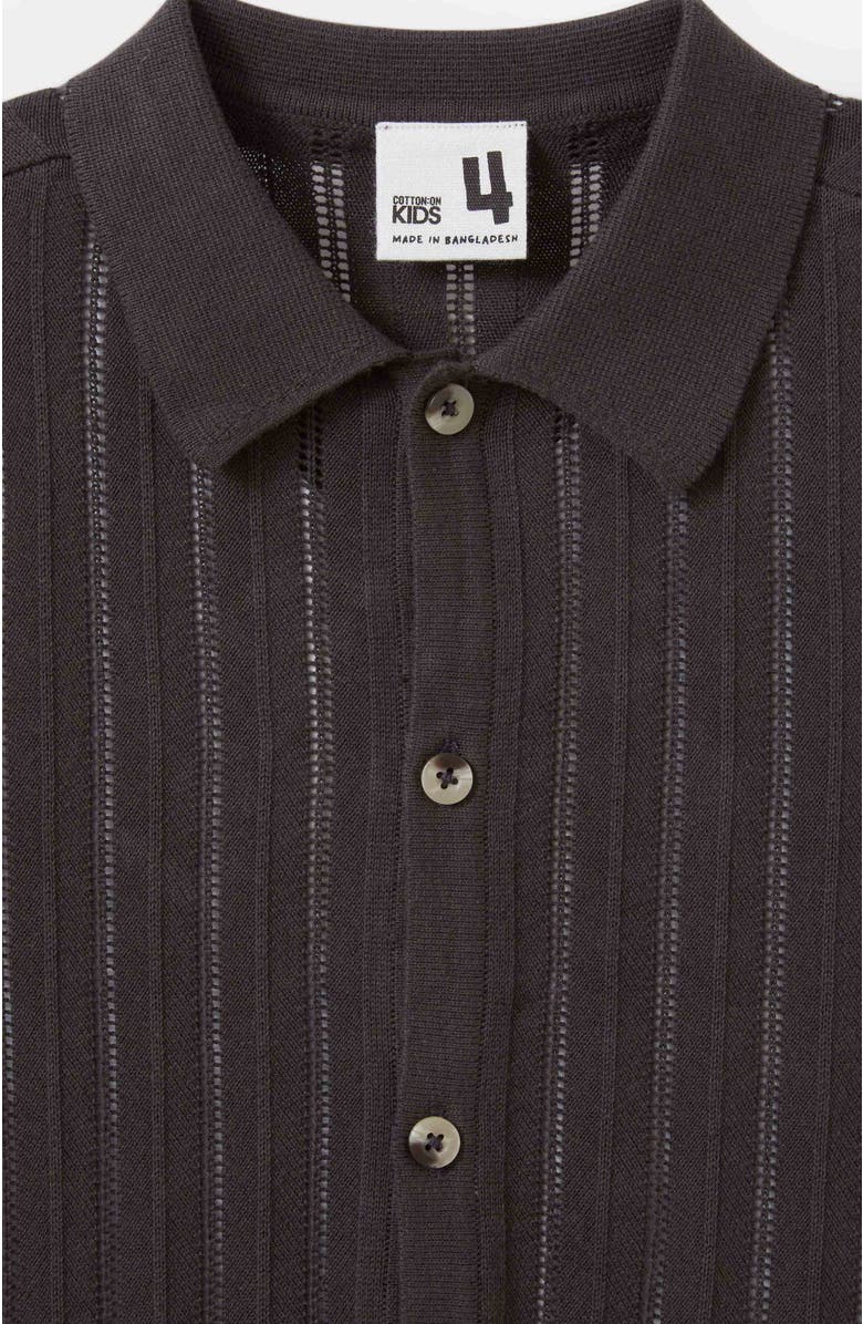 Cotton On Kids Kid's Cabana Knitted Long Sleeve Shirt, Alternate, color, 