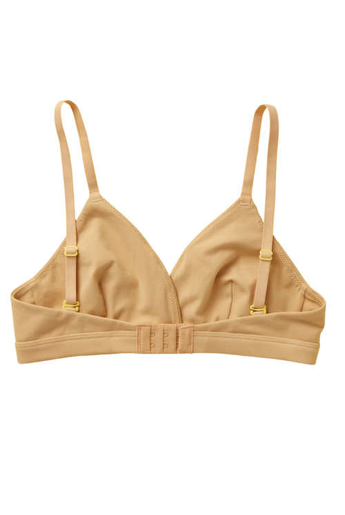 Yellowberry Butter Triangle Bra In Fawn