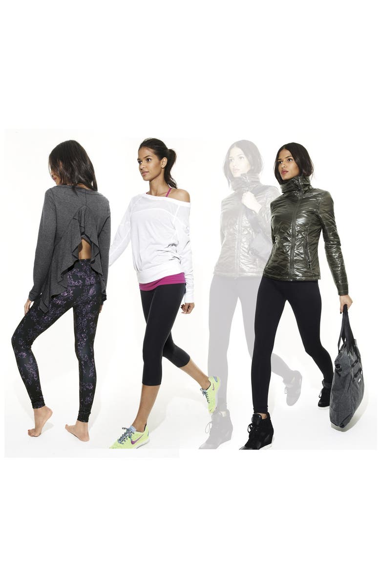 'Sibylla' Top, Alternate, color, HEATHER CHARCOAL
