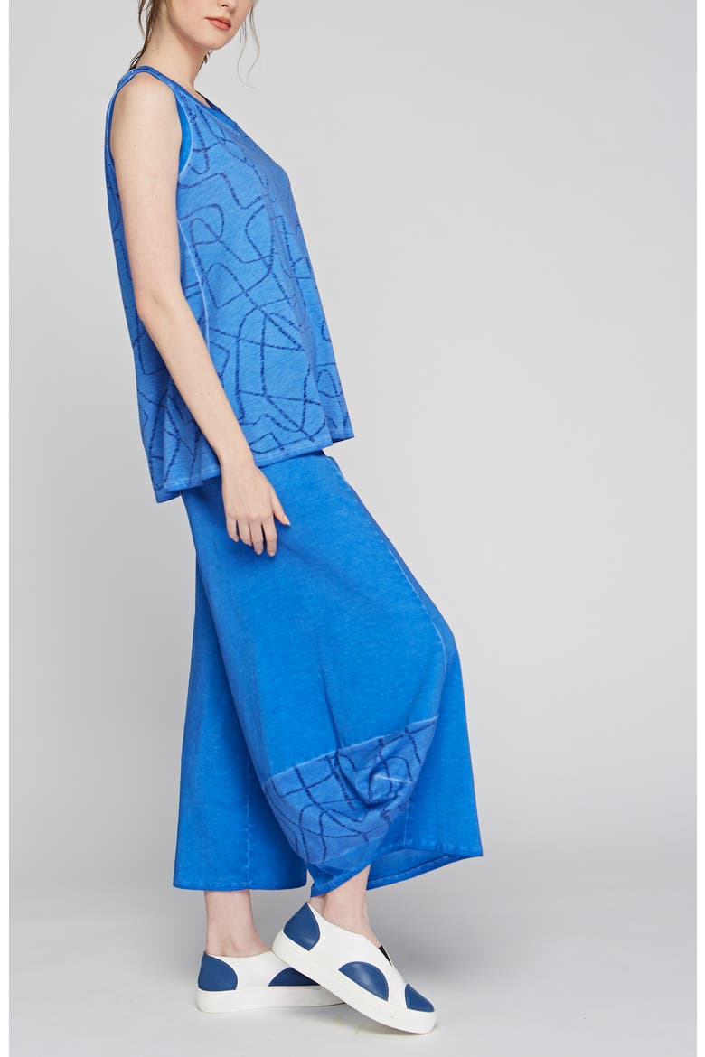Viva Cotton Jersey Pants, Alternate, color, Blue