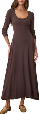 Marine Layer Lexi Ribbed Fit and Flare Dress