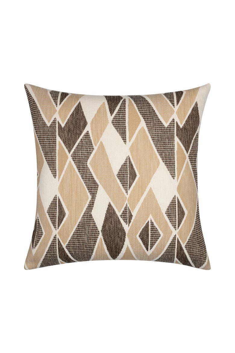 Facet Chenille Indoor & Outdoor Woven Accent Pillow & Insert, Main, color, Tiger's Eye