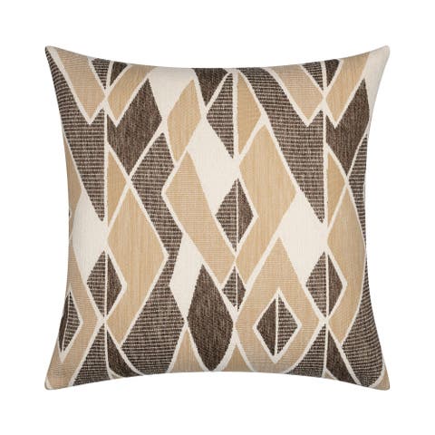 Facet Chenille Indoor & Outdoor Woven Accent Pillow & Insert