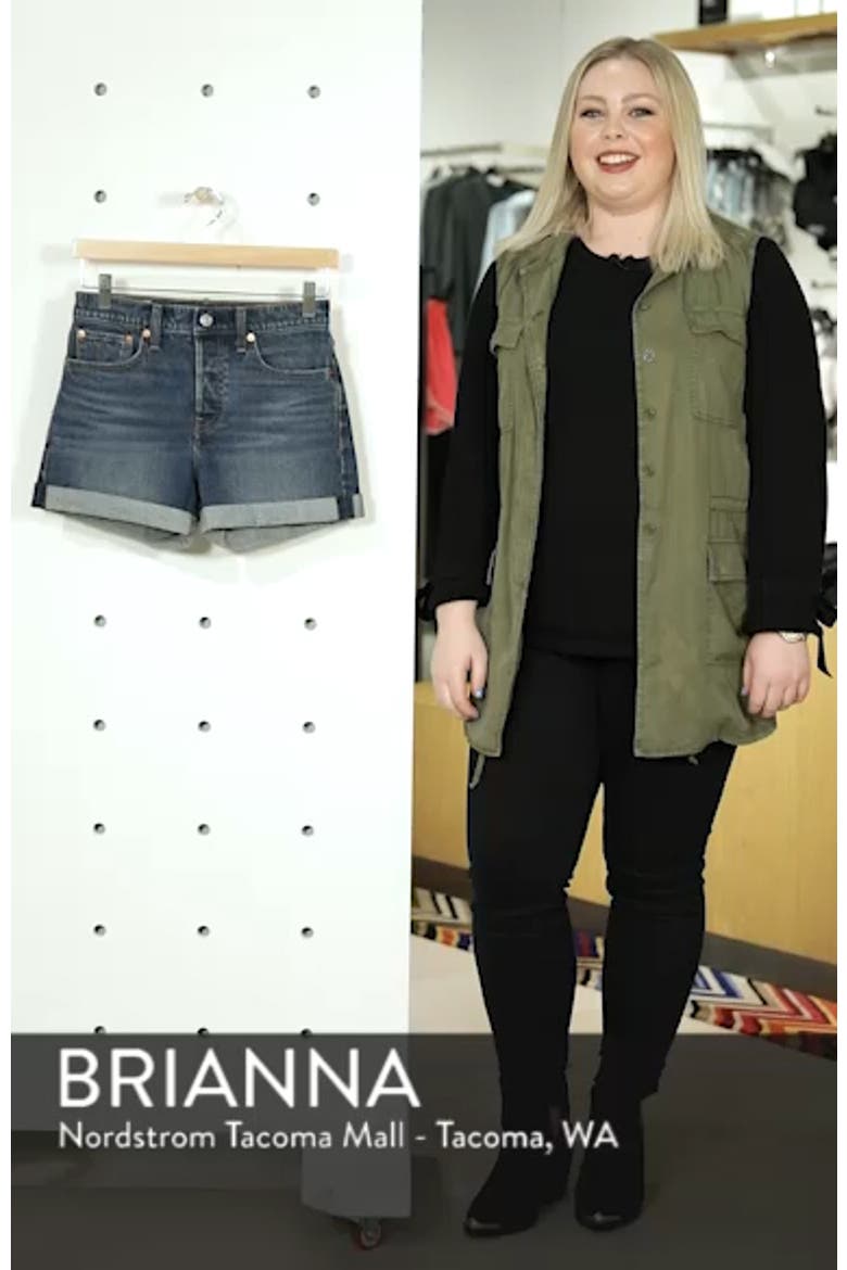 Levi's® Wedgie Update Denim Shorts video
