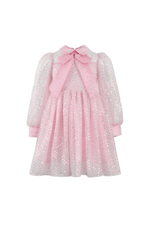 Sequin Party Bow Dress