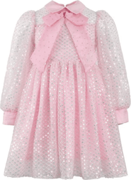 Lola + The Boys Sequin Party Bow Dress