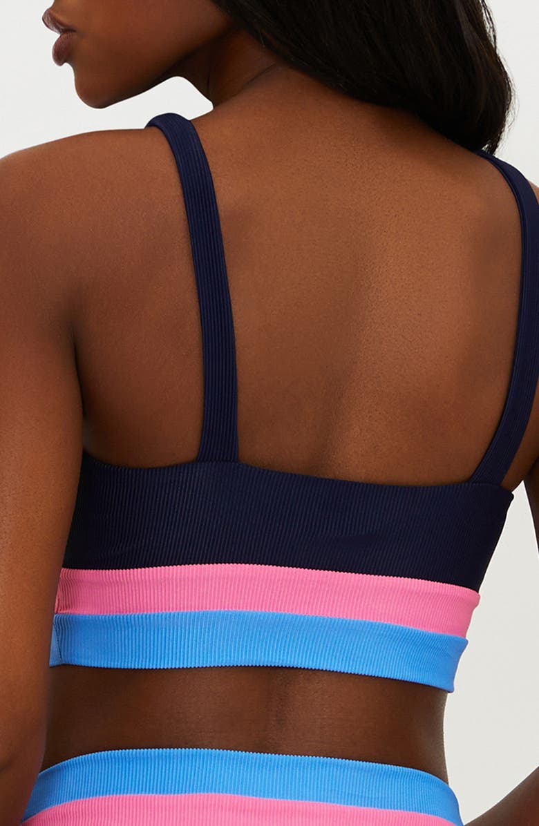 Beach Riot Mackenzie Colorblock Bikini Top, Alternate, color, Paradise