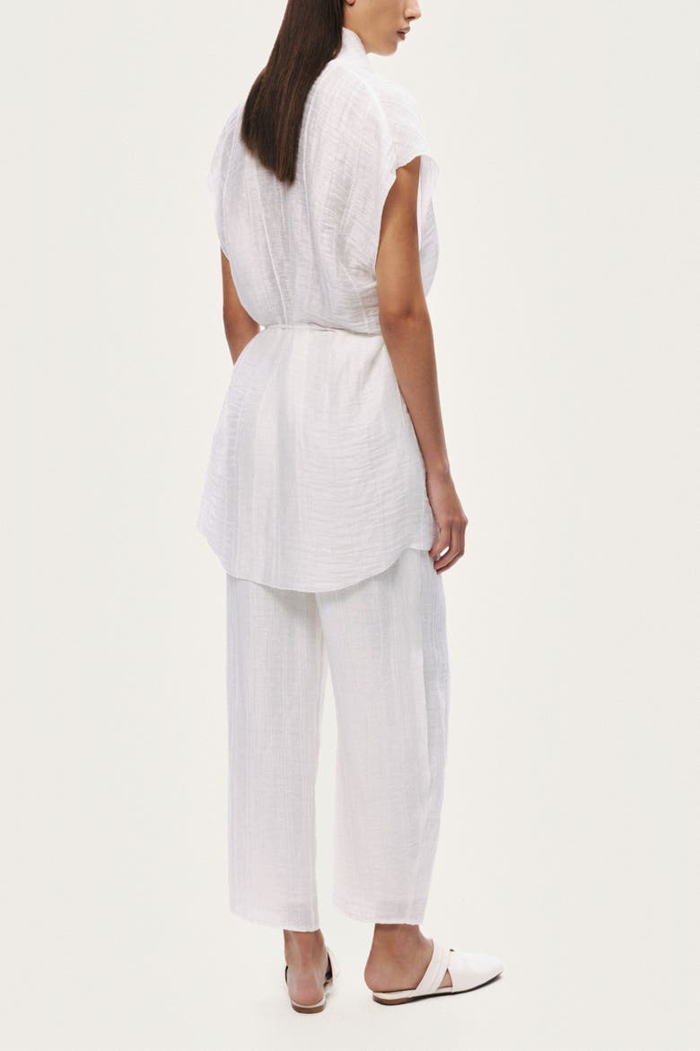 Belted Vest, Alternate, color, Ivory