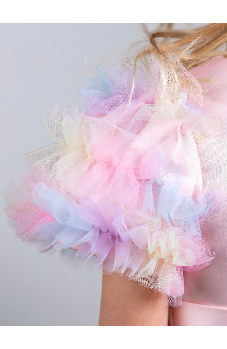 Mia Belle Girls Adorable Party Dressy Dress, Alternate, color, Pink