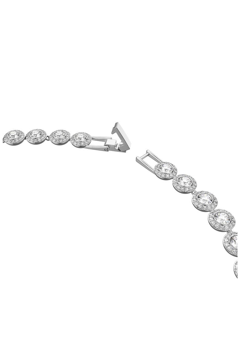 Una All Around Crystal Necklace, Bracelet & Stud Earrings Set, Alternate, color, WHITE/ SILVER