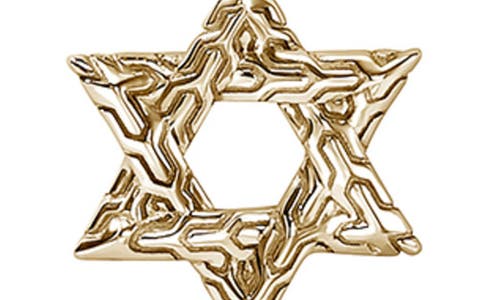 John Hardy Jh Essentials Star Of David Pendant Necklace In Gold