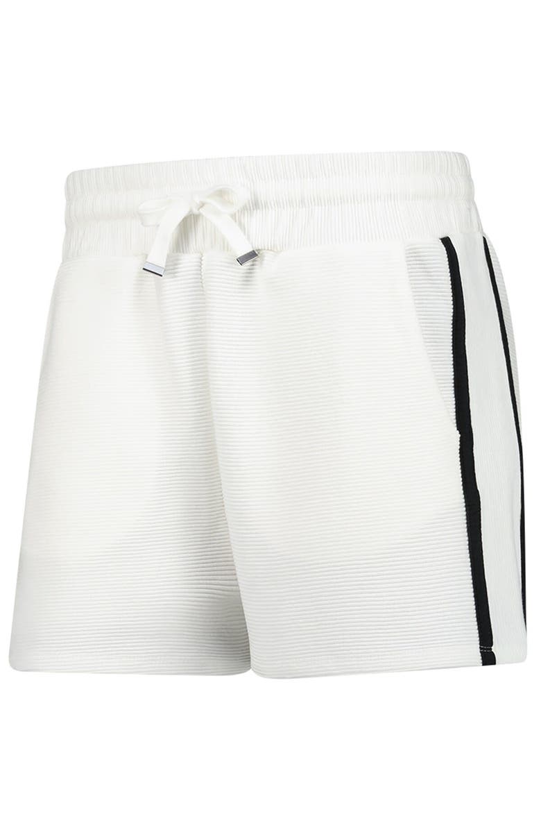 GAMEDAY COUTURE Men's Gameday Couture Cream Michigan Wolverines Down, Set, Go Hoodie and Shorts Lounge Set, Alternate, color, Cream